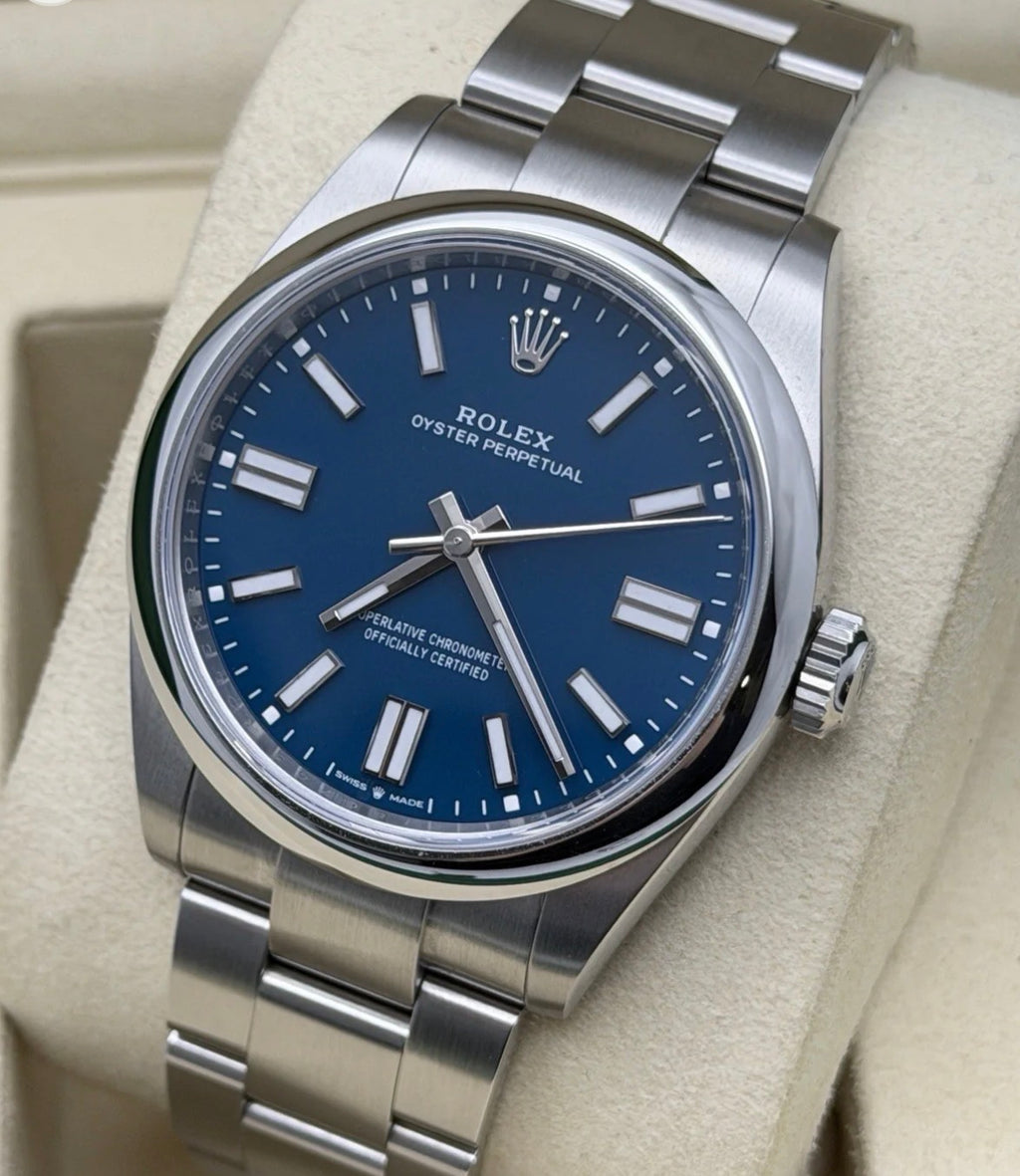 Rolex Oyster Perpetual 41 134300 ‘Med Blue’ Full Set