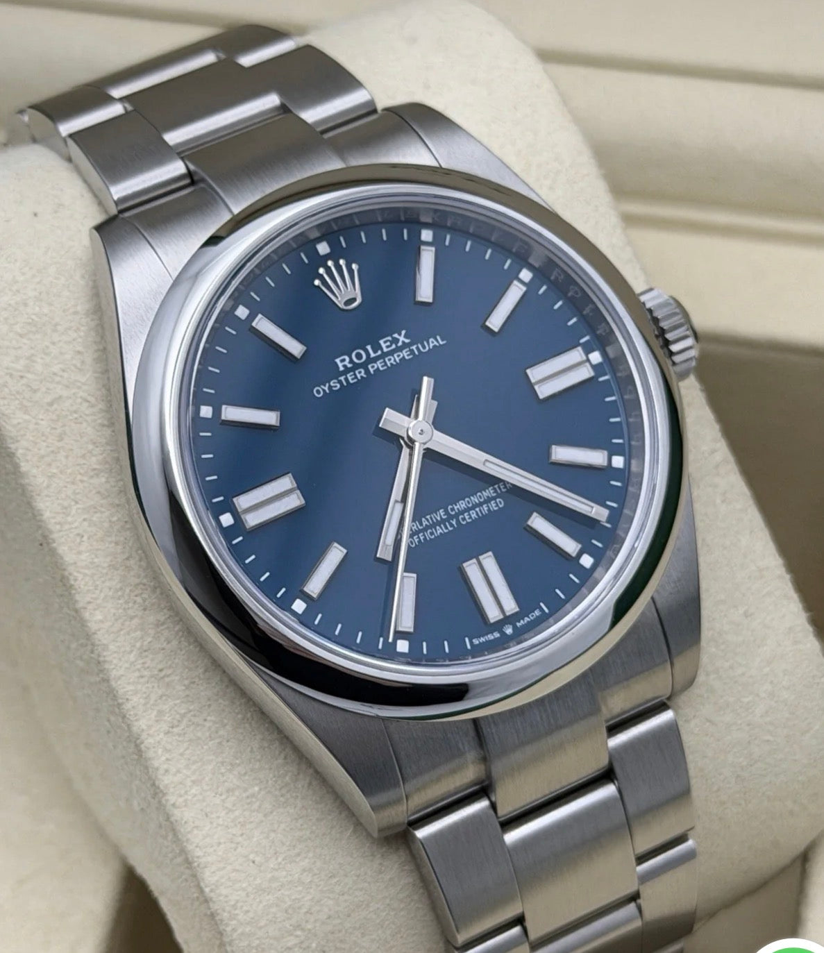 Rolex Oyster Perpetual 41 134300 ‘Med Blue’ Full Set